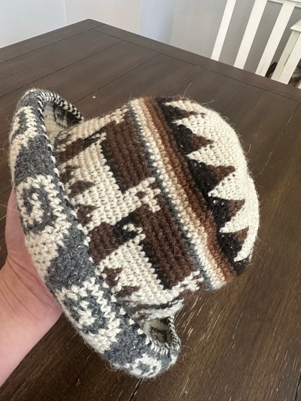 Handmade alpaca hat - Picture 3 of 10